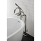 Aqua Vintage CCK8106DKL Freestanding Tub Faucet with Supply Line, Stop Valve, Polished Nickel CCK8106DKL - alternate 2